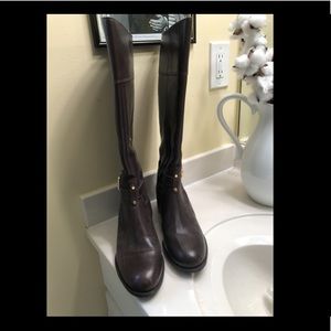Banana Republic brown leather riding boots size 9